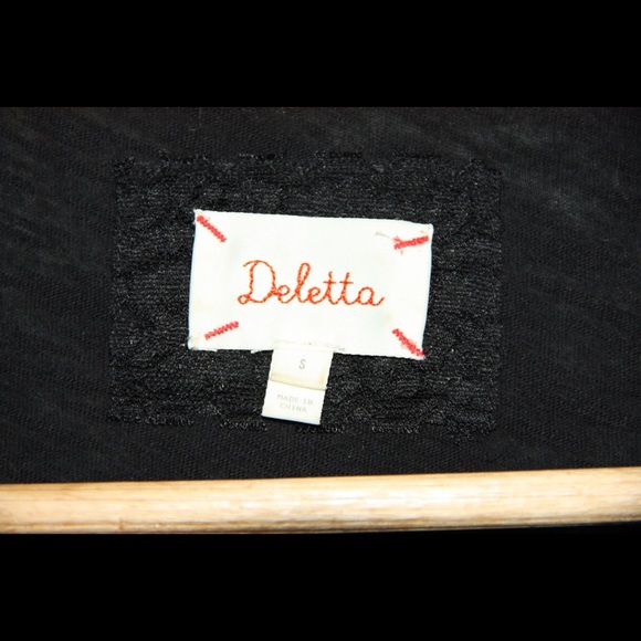 💎 Deletta Anthro jeweled beads statement tee - Picture 7 of 8